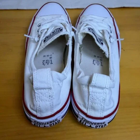 Converse Chuck Taylor All Star White Shoreline slip-on sneakers for women Size 8 - Picture 4 of 6